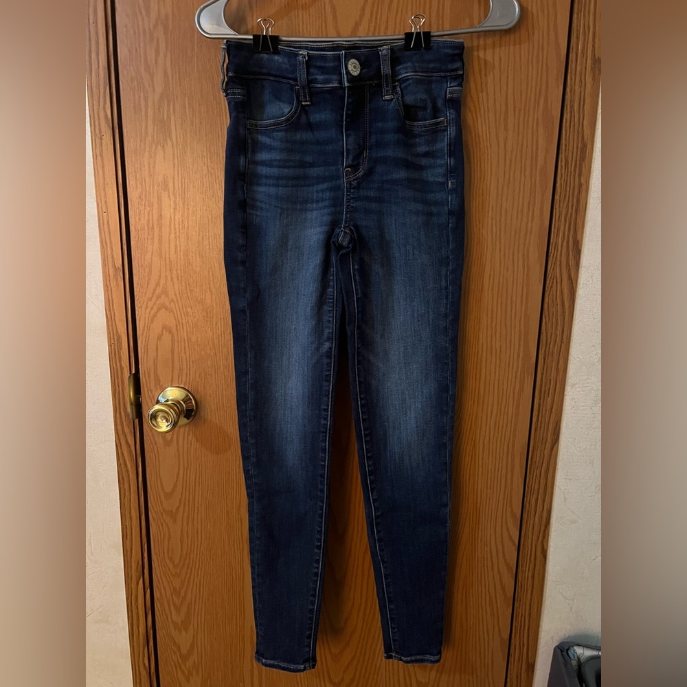 American Eagle Outfitters Women's Dark Wash Skinny Jeans